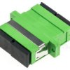 Adapter światłowodowy SC/APC duplex, jednomodowy