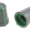 Pokrętło potencjometru oś: 6mm średnica: 13mm Kształt D Plastik Szary RS PRO