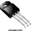VF30M120C-M3 Dual High-Voltage Trench MOS Barrier Schottky Rectifier Ultra Low VF = 0.52 V at IF = 5 A