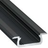 Profil LED typ Z czarny anod.2m wpuszczany LUMINES