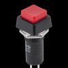 12mm 2-pin 3A ON-OFF Button Switch PBS-12A, Square, Red