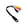 Złącze DIN5 gn/4xRCA wt 0,2m