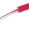 Jednożyłowy kabel sterowniczy CSA 1,5 mm², Maks. +70C 600 V Czerwony, RS PRO