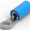Insulated ring cable lug, 1.25-2.0 mm², AWG 16 to 14, 3.68 mm, M3.5, blue, 50881