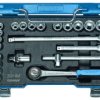 Zestaw nasadek rozmiar napędu 3/8 in elementy: 22 Gedore typ napędu Kwadratowy gniazdo 6 mm, 7 mm, 8 mm, 9 mm, 10 mm,