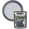 Ronseal 39443 Garden Paint Pewter Grey 750ml
