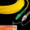 LSP-09 LC/APC-ST 1.0 Simplex fibre optic patch cable, SM OS2, LC/APC - ST, 1.0 m
