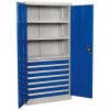 Sealey APICCOMBO7 Cabinet Industrial 7 Drawer 3 Shelf 1800mm