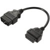 VOLTCRAFT VC-14256760 VC-OBD 81-020 OBD II cable extension Black 2m Length