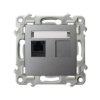 SZAFIR Gniazdo telefoniczne pojedyncze szary mat GPT-1Z/m/70 OSPEL