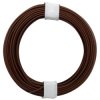 Donau 118-8-D Strand 10m 1 x 0.14mm² Dark Brown Electronics Use