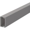 Cable duct, (L x W x H) 2000 x 30 x 17.5 mm, PVC, stone gray, 6025005, 1 piece with 2 meters