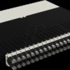 PONEX8UTPBK Cable management system, 24 Port, Cat.6a UTP, 0,8 m, black