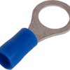 Końcówka kablowa izolowana oczkowa Cu M8 100szt niebieska OKB8