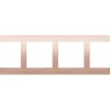 SIMON 54 Ramka 4 poczwórna metalowa miedź rustykalna IP20/IP44 DR4/36 KONTAKT SIMON