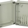ABS enclosure, (L x W x H) 152 x 190 x 240 mm, light gray (RAL 7035), IP65, 5814052