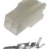 TH04-MX-W/2 Złącze mocy, wtyk na kabel - 4pin (z terminalami) raster gniazda: 4.2mm - opakowanie 2 sztuki
