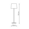 Lampa podłogowa Marbella czarna LP-332/1F Light Prestige