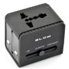 Wtyk do gniazda sieciowego uniwersalny z USB - Blow WS-30