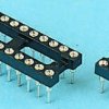 Podstawka DIL 2.54 mm Pitch POS/POO/PCL 7.62 mm Row Spacing 24-pinowe Pionowy, Otwór przelotowy Toczony Pin E-TEC