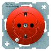 Gniazdo SCHUKO z diodą kontrolną LED Berker R.1/R.3 pomarańczowy połysk 41102007