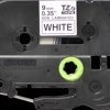 Labelling tape cartridge, 9 mm, tape white, font black, 8 m, TZE-N221