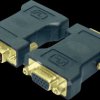 AD0001 DVI adapter DVI-I male - VGA DSUB female