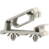 Flat cable clip, with 2 plug-in feet, max. bundle Ø 100 mm, PA, natural, self-adhesive, (L x W x H) 77.2 x 10.2 x 13.7 mm, 072.5