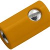 2.8 mm jack, screw connection, 0.05-0.25 mm², orange, 717729