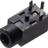 TRU COMPONENTS 733970 Złącze męskie jack 2,5 mm, niklowany, 1 szt.