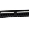 Panel 19 24 x RJ45 UTP kat. 6 (1U) z półką