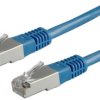 kabel LAN Value 21.99.1344, 1 szt., RJ45, CAT 6, S/FTP, 2.00 m, niebieski