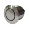 Osłona uszczelniona przełącznika przyciskowego MPB16 Chwilowy SPST Podświetlenie średnica wycięcia 16 mm Panel RS PRO