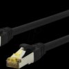 1812-1,0MUF Cat.6a ultra-flex patch cable - 1.0 m - black