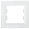 ASFORA Ramka pojedyncza biała EPH5800121