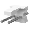 Pin header, 2 pole, pitch 3.96 mm, straight, natural, 640388-2