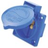 Gniazdo izolacyjne tablicowe 16A/3/250V siłowe IP44 niebieskie 075 TAREL