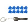 Blocker kit, blue, for RJ45 socket, BS08-01034, package with 11 pieces