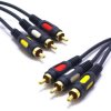 Kabel RCA 5m 3RCA - 3RCA Łezka Vitalco Rk32