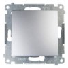 Simon 54 Przycisk Pojedynczy Srebrny Mat Dp1a.01/43