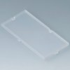 Front plate, PC, (W x H) 84 x 42 mm, transparent, B6804200