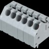 250-206 Terminal strip with operating push buttons, RM 3.5 mm, 8A, 6-pin