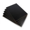Płyta HDF czarna - 3mm - 210x297mm - 5szt.