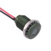 Q10F5AGXXHG02E Hyper Bright Green 10mm 3.3VDC LED Panel Indicator IP67 APEM