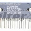 TA8220AH PWR.AMP. 2X19W