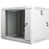 Szafa instalacyjna wisząca dwusekcyjna 19 9U 600x600 szara LANBERG /do zmontowania/