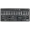 Sealey TBT19 Tool Tray with Socket Set 1/4"sq Drive 43pc