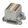 Blok rozdzielczy PTFIX 12X4-NS35A GY, szare złącze przemysłowe - 12 punktów przyłączeniowych o przekroju 4mm2 /8szt./