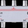 SSPL800ME CATV splitter, 5 - 1000 MHz, outputs: 8, 75 Ohm, zinc