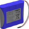 Pakiet akumulatorów 18650, Li-Ion Ansmann 2S2P, Ilość ogniw: 4, 7.2 V, 6700 mAh, Przewód